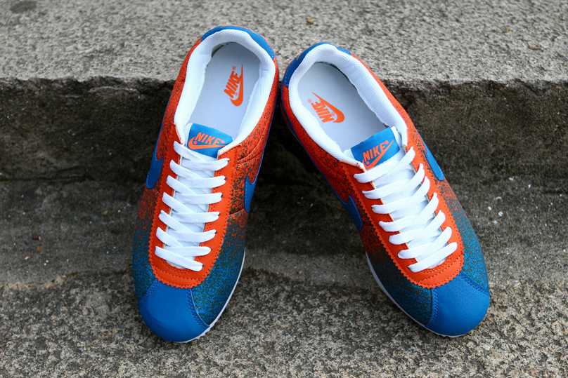 nike cortez 2014 femme foot locker colore basket 2014 Degrade Orange Bleu foot locker